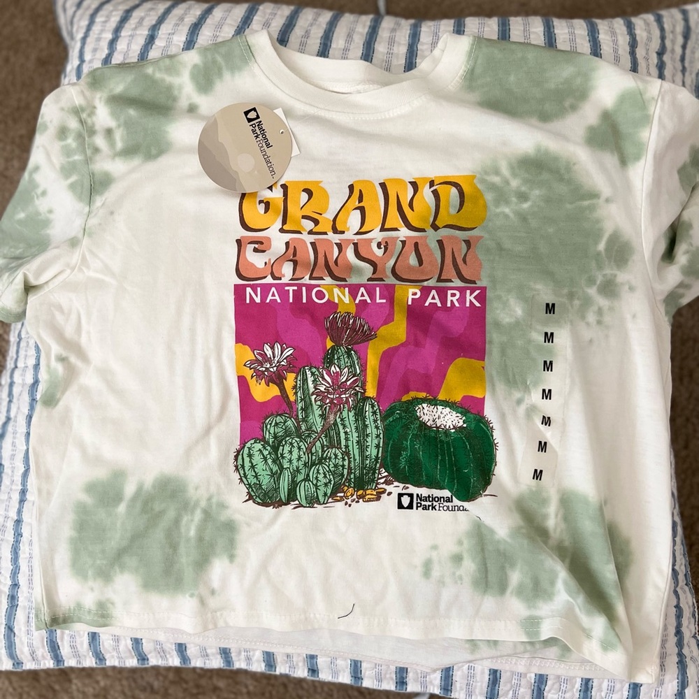 Bad Bunny shirt from Moscow Mule video. Target. Grand Canyon cropped shirt